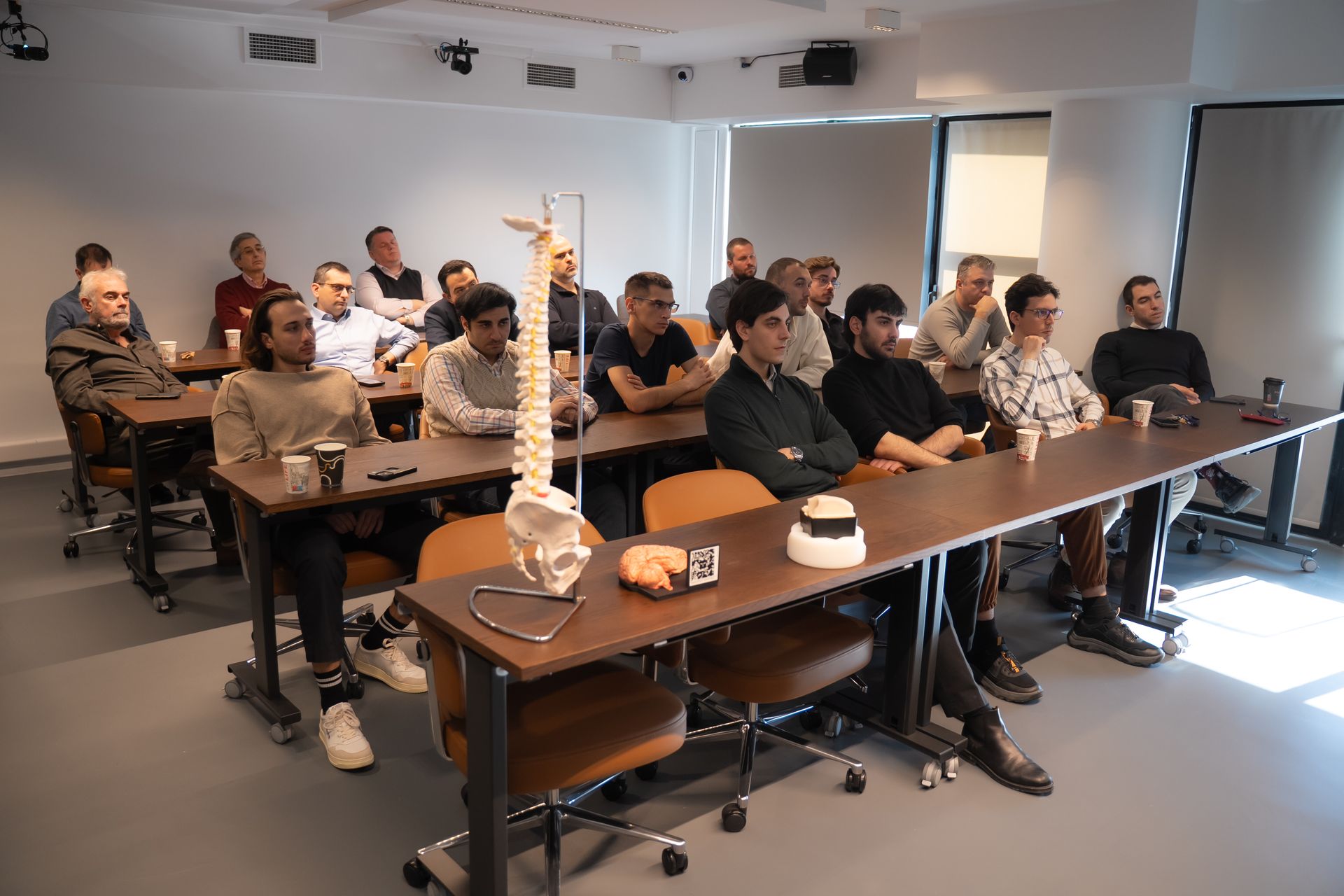 Seminar room at NeuroLab during a course