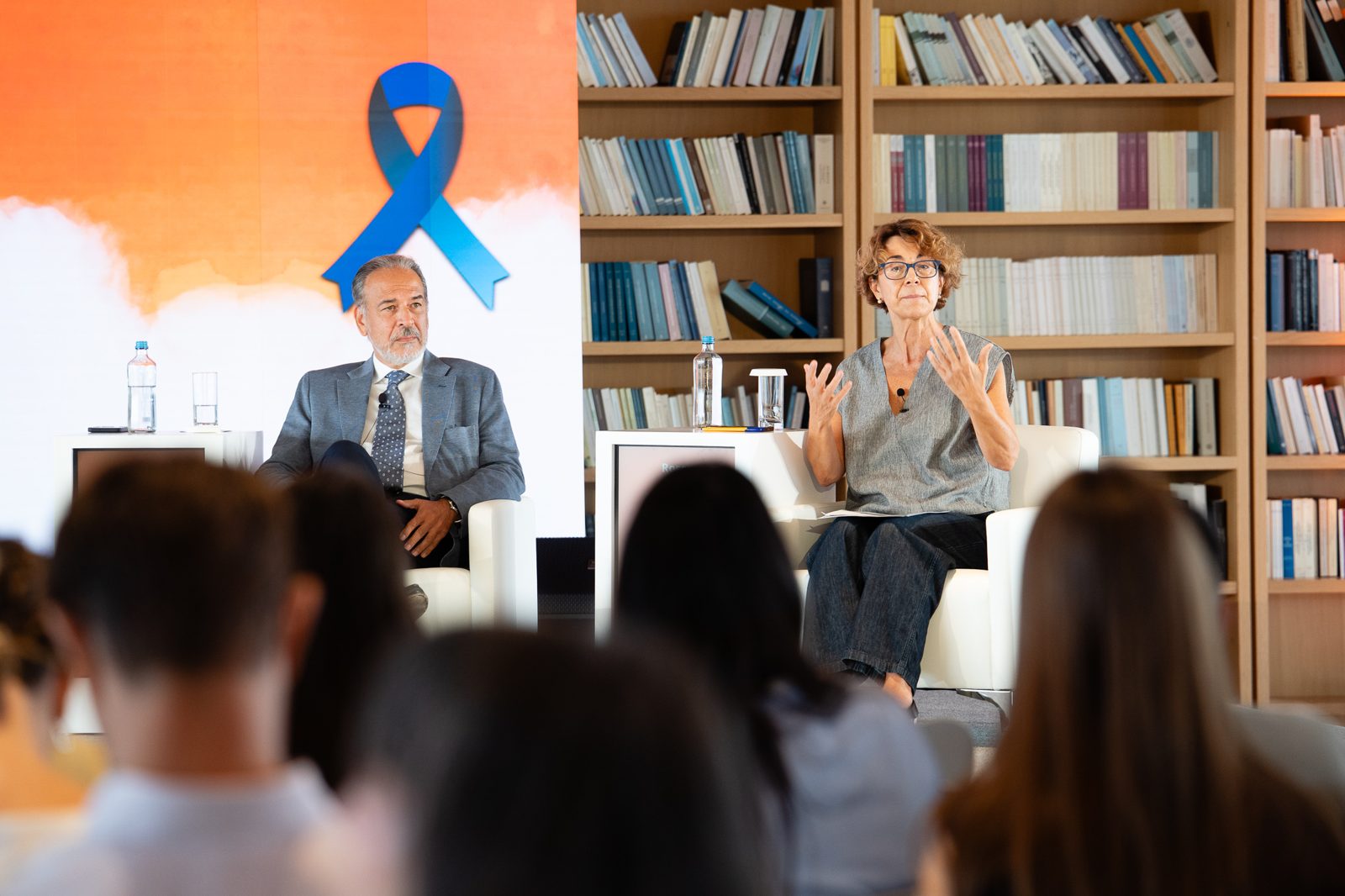 Panel in conversation with the room
