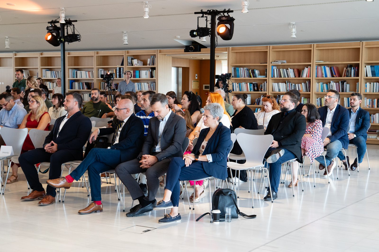 Audience during a session