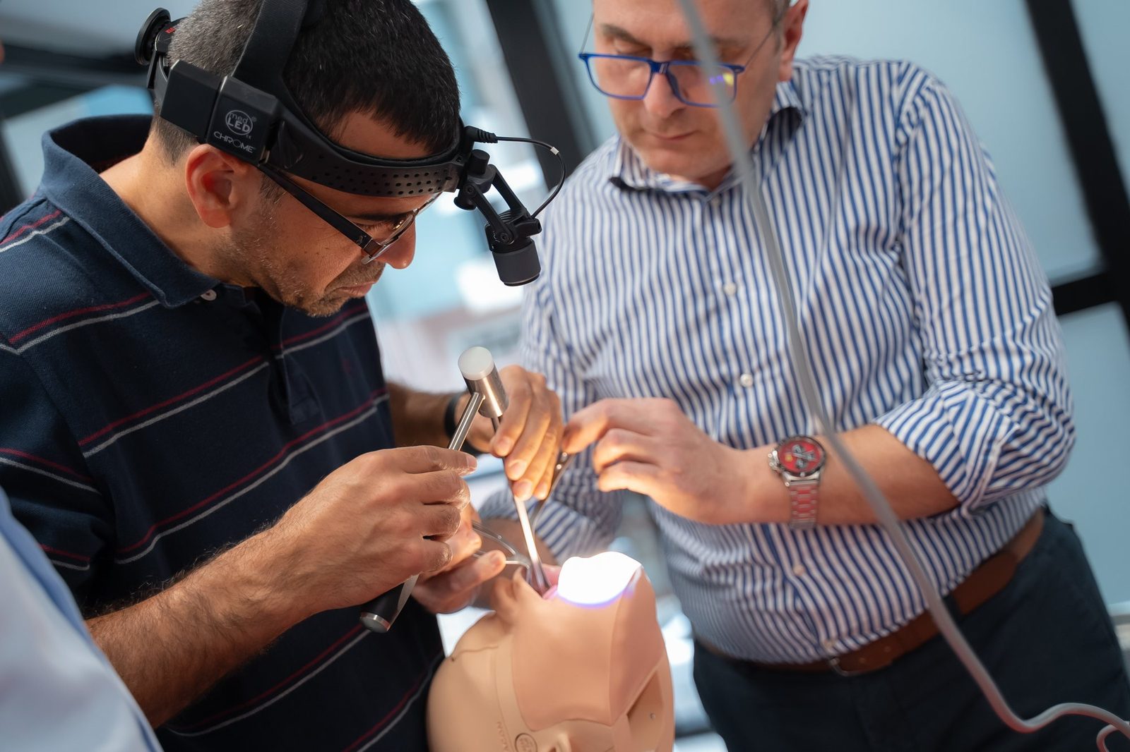 Hands-on session with a phantom model